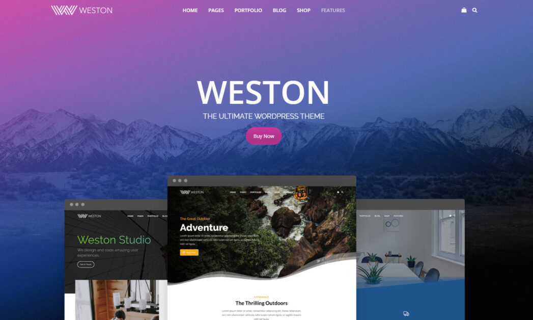 weston wordpress theme