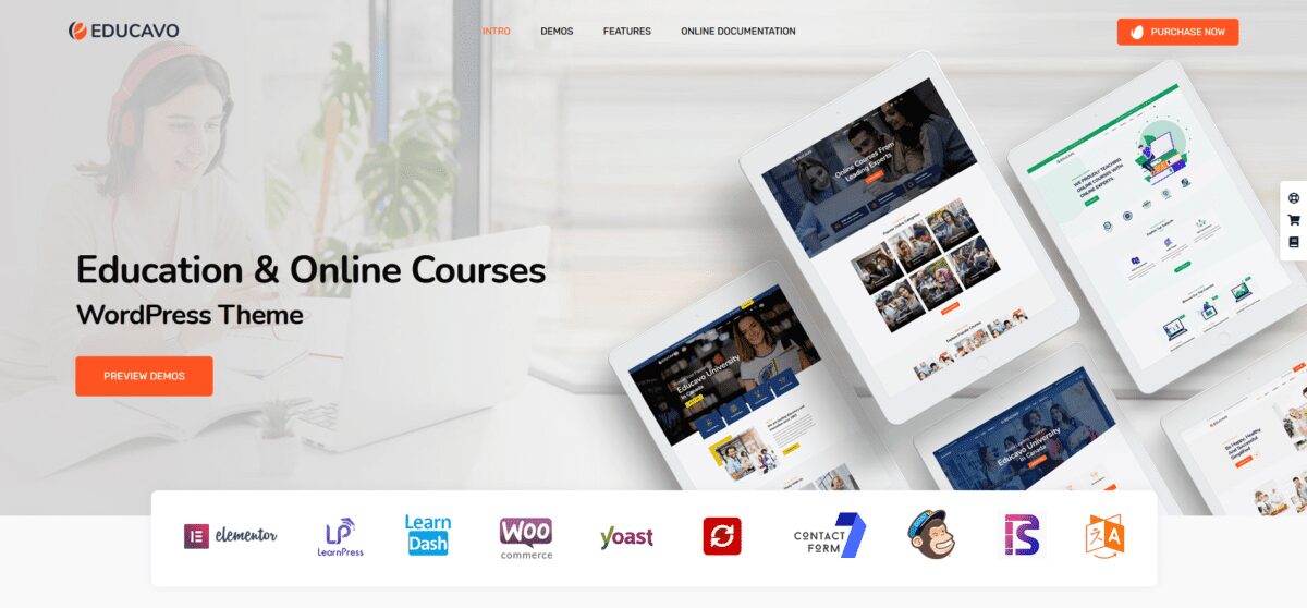 educavo wordpress theme