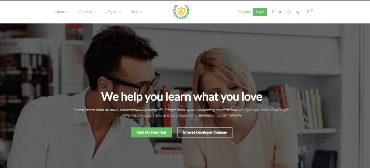 Epsilon eLearning LMS WordPress Theme