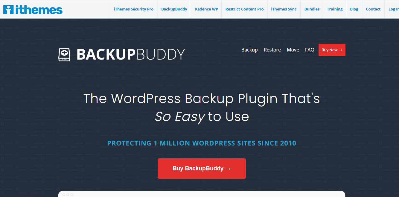 backupbuddy wordpress backup plugin