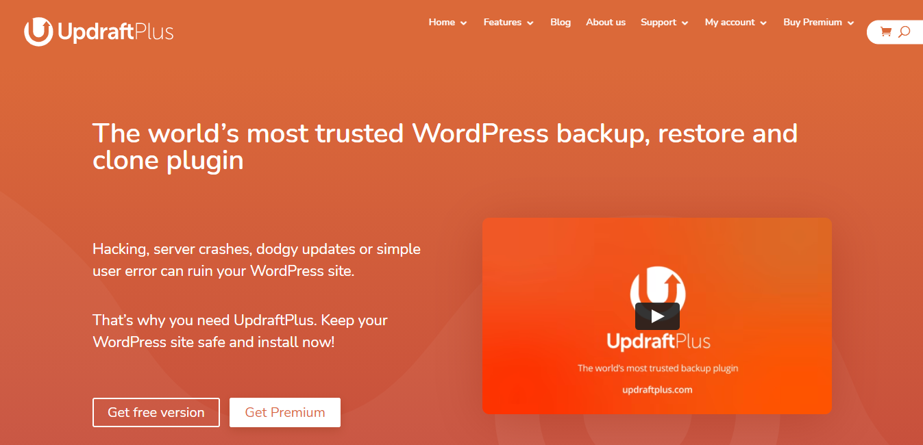 updraftplus wordpress backup plugin