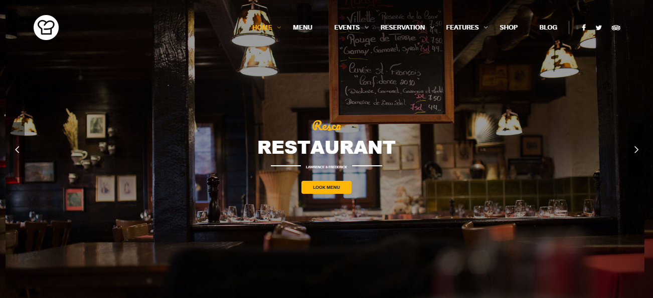 resca excellent culinary wordpress theme