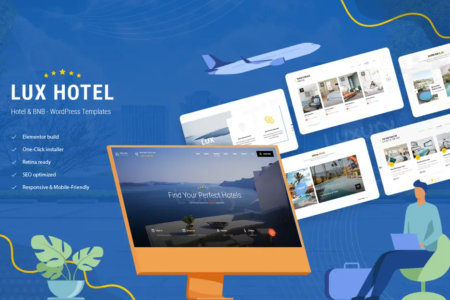 luxhotel hotel & bnb wordpress theme