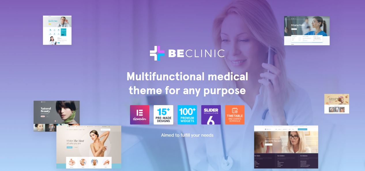 beclinic perfect medical templatemonster solution