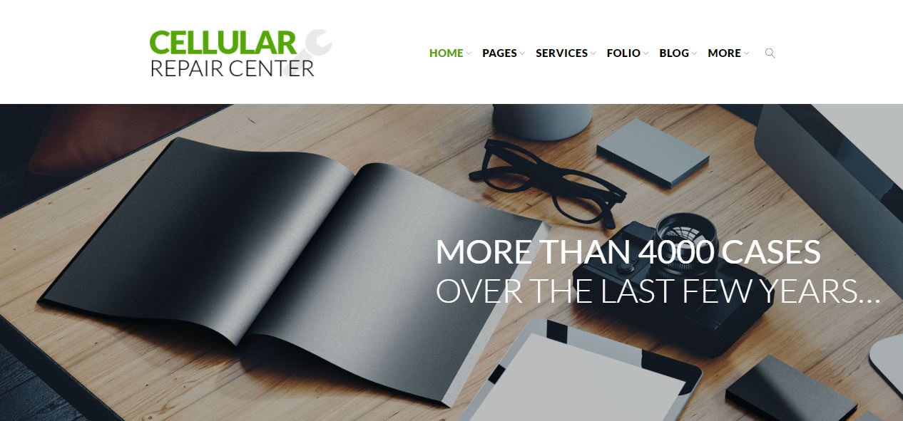 cellular repair center a responsive electronics templatemonster theme