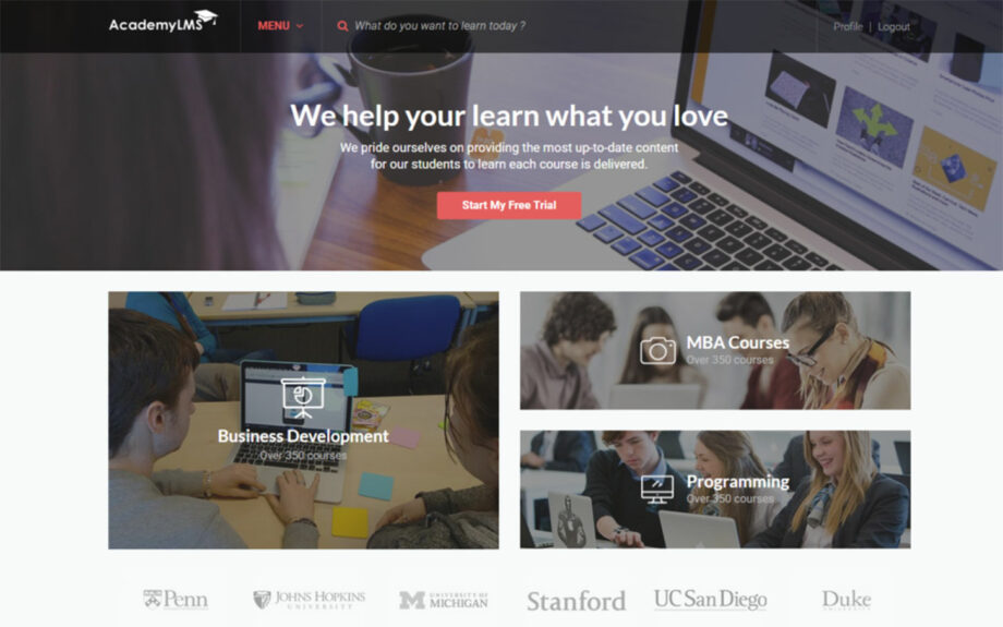 home page academy