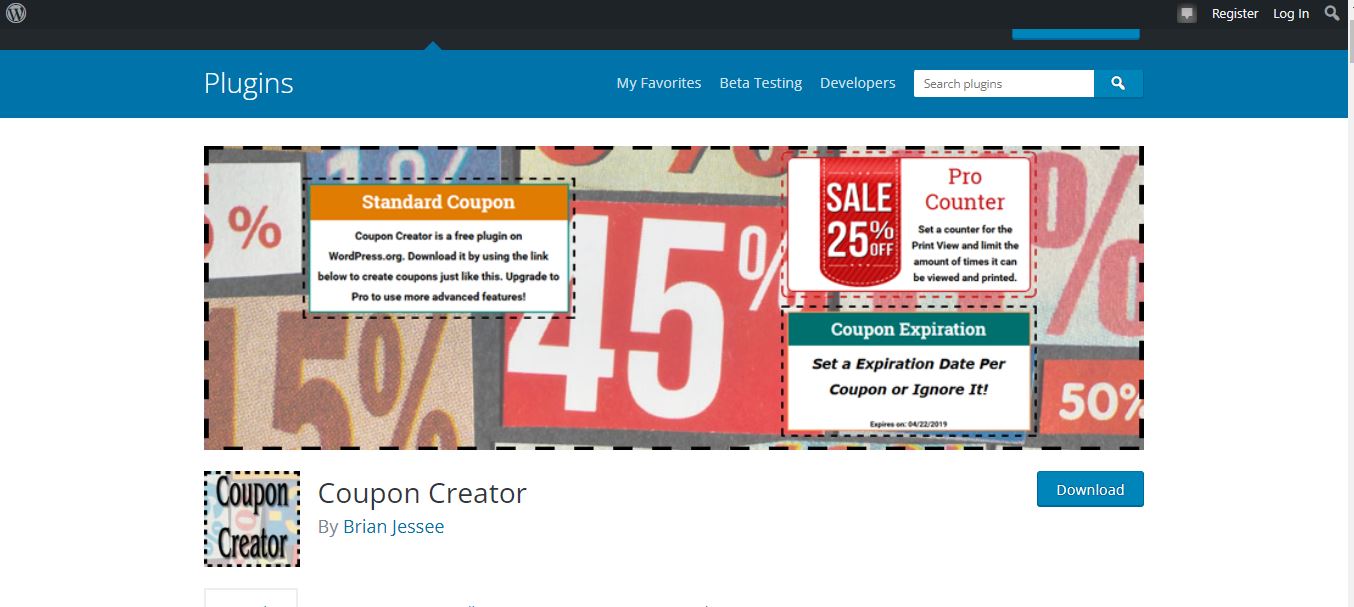 coupon creator wordpress coupon code