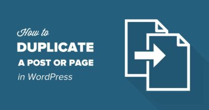 wordpress duplicate page