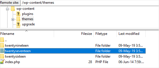 ftp wordpress themes folder how to change wordpress theme 