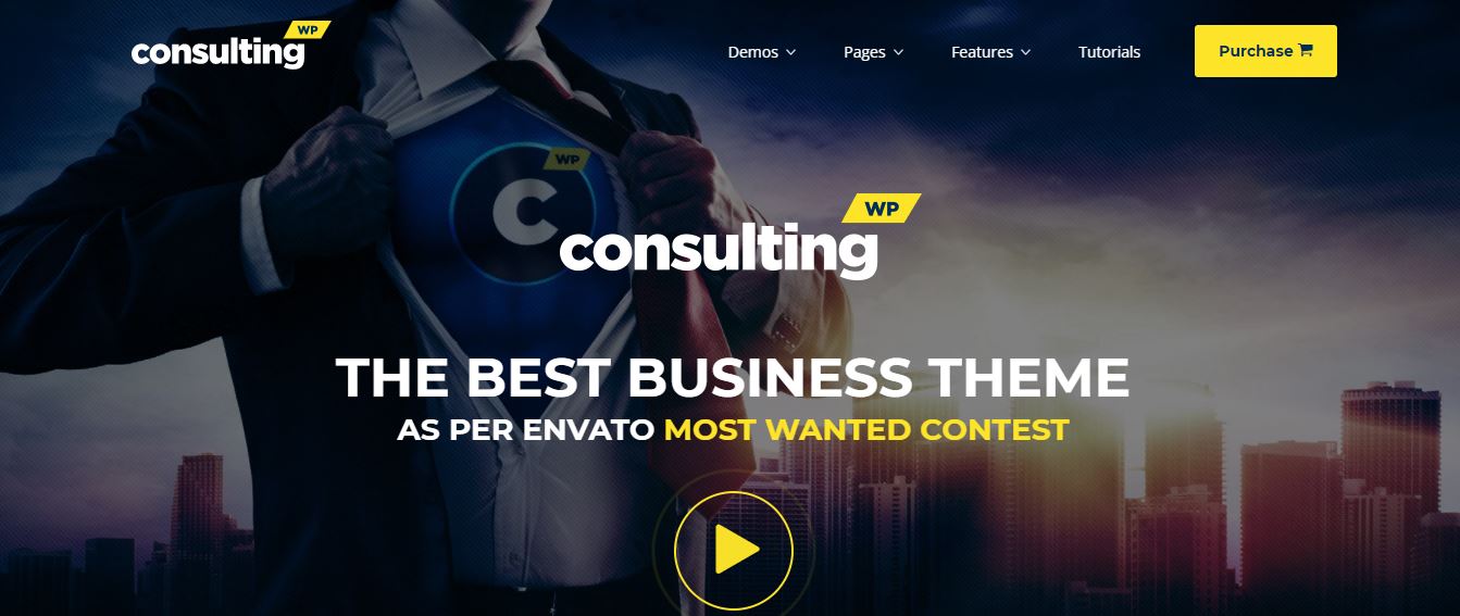consulting consulting wordpress theme