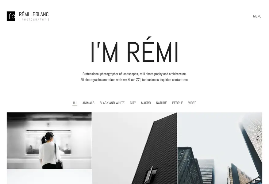 Kalium WordPress Theme Phtography