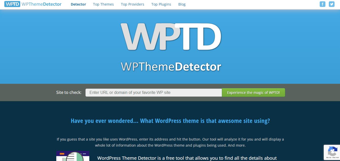 wordpress theme detector well designed detecting widget