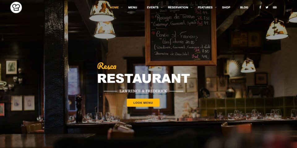 Log Resca Log Resca | Restaurant WordPress Theme Changelog | ThimPress