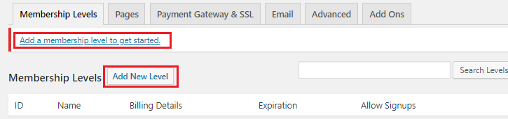 membership levels membership plugin for learnpress