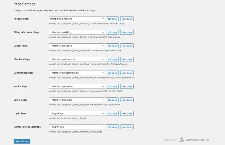 Page Settings Membership Plugin for LearnPress