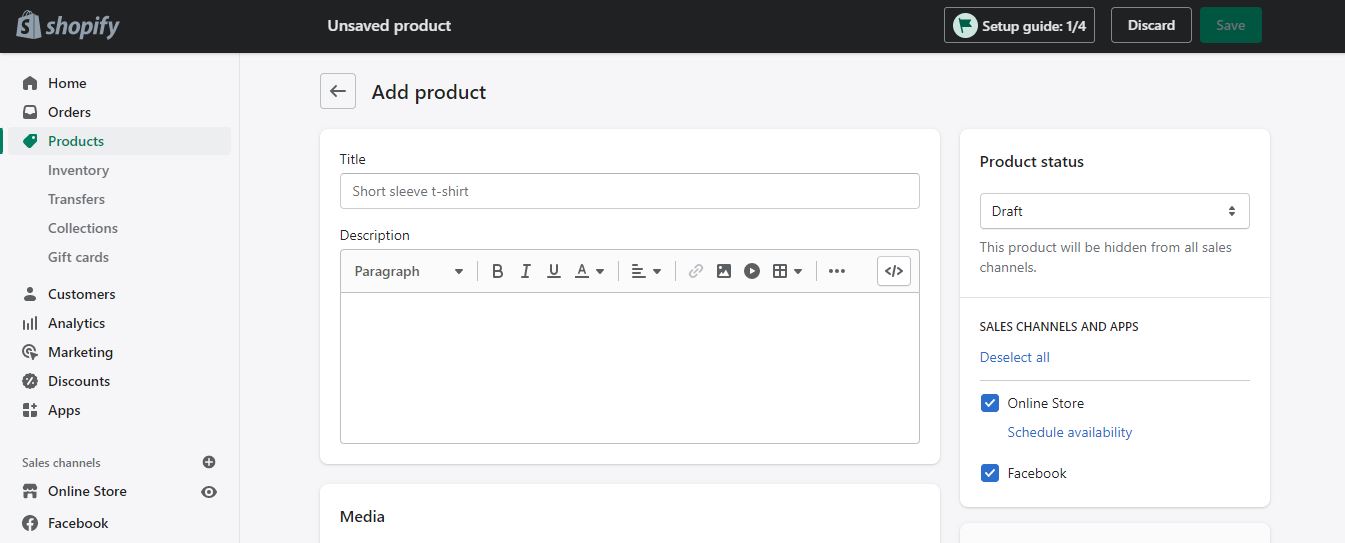 add product details