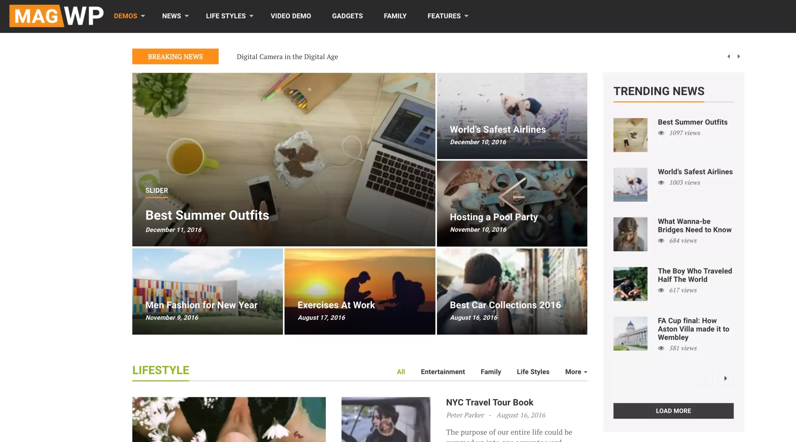 Magazine WordPress Theme