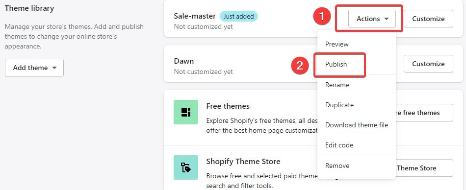 salemaster create an online store with shopify