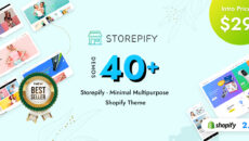 Storepify - Minimal Multipurpose Shopify Theme