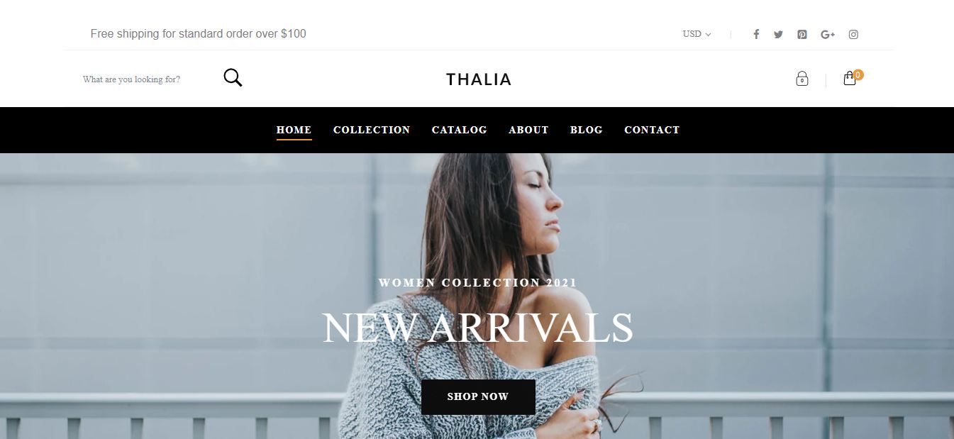 thalia free shopify themes download