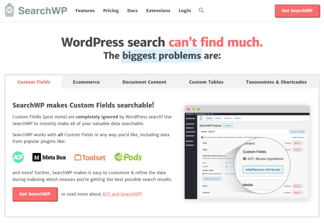searchwp the most popular wordpress plugins for managing data