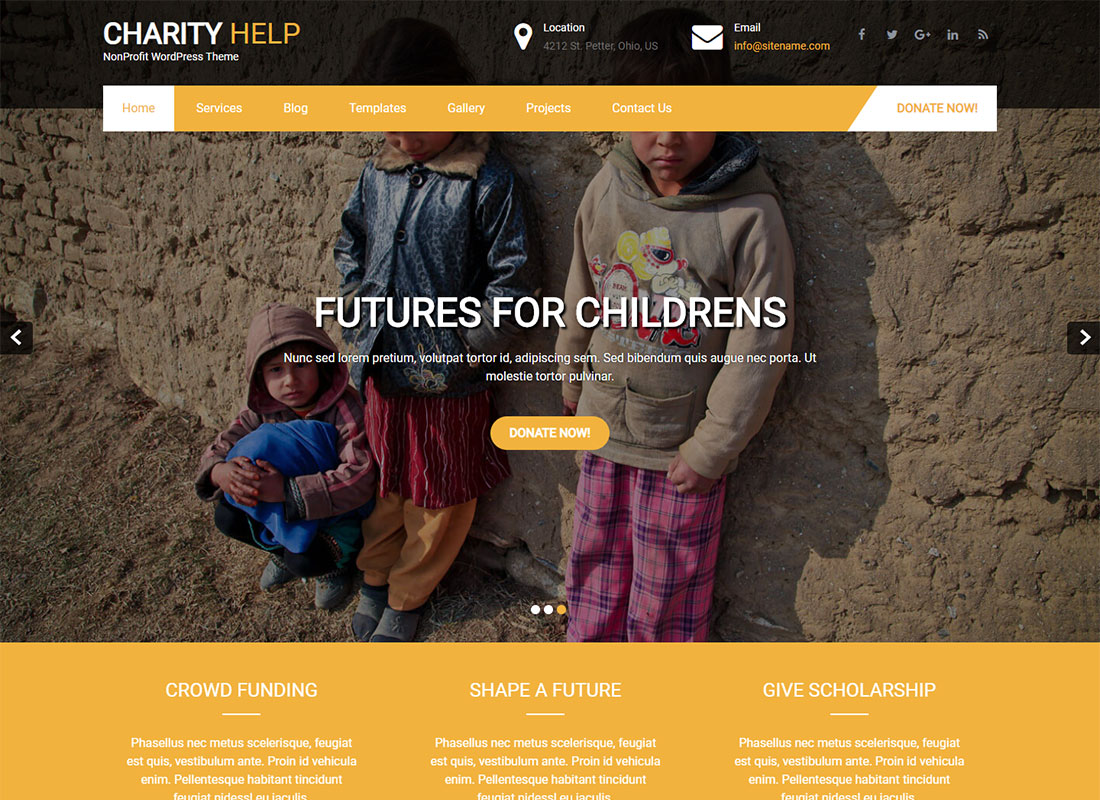 charity help lite no 1 religion wordpress theme 