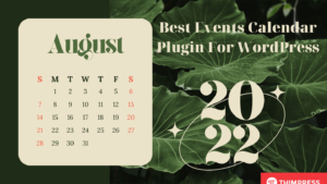 list of 8 best events calendar plugin for wordpress