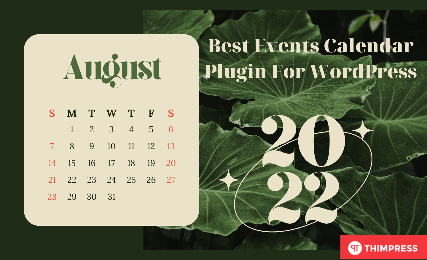 list of 8 best events calendar plugin for wordpress