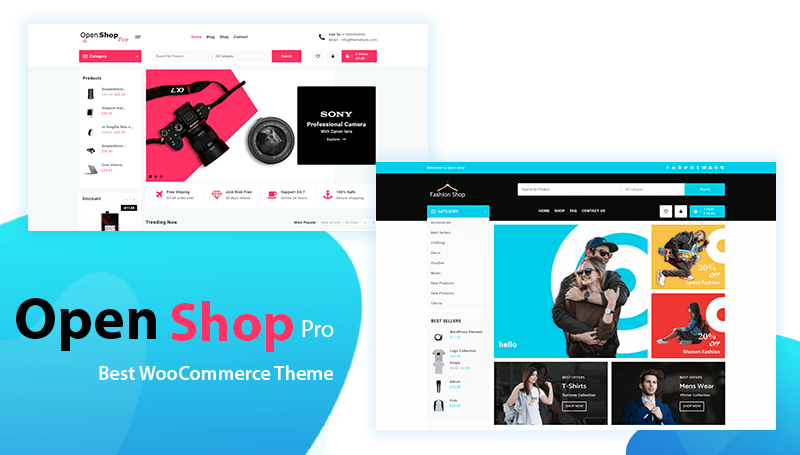 open shop - the simple free ecommerce theme for wordpress
