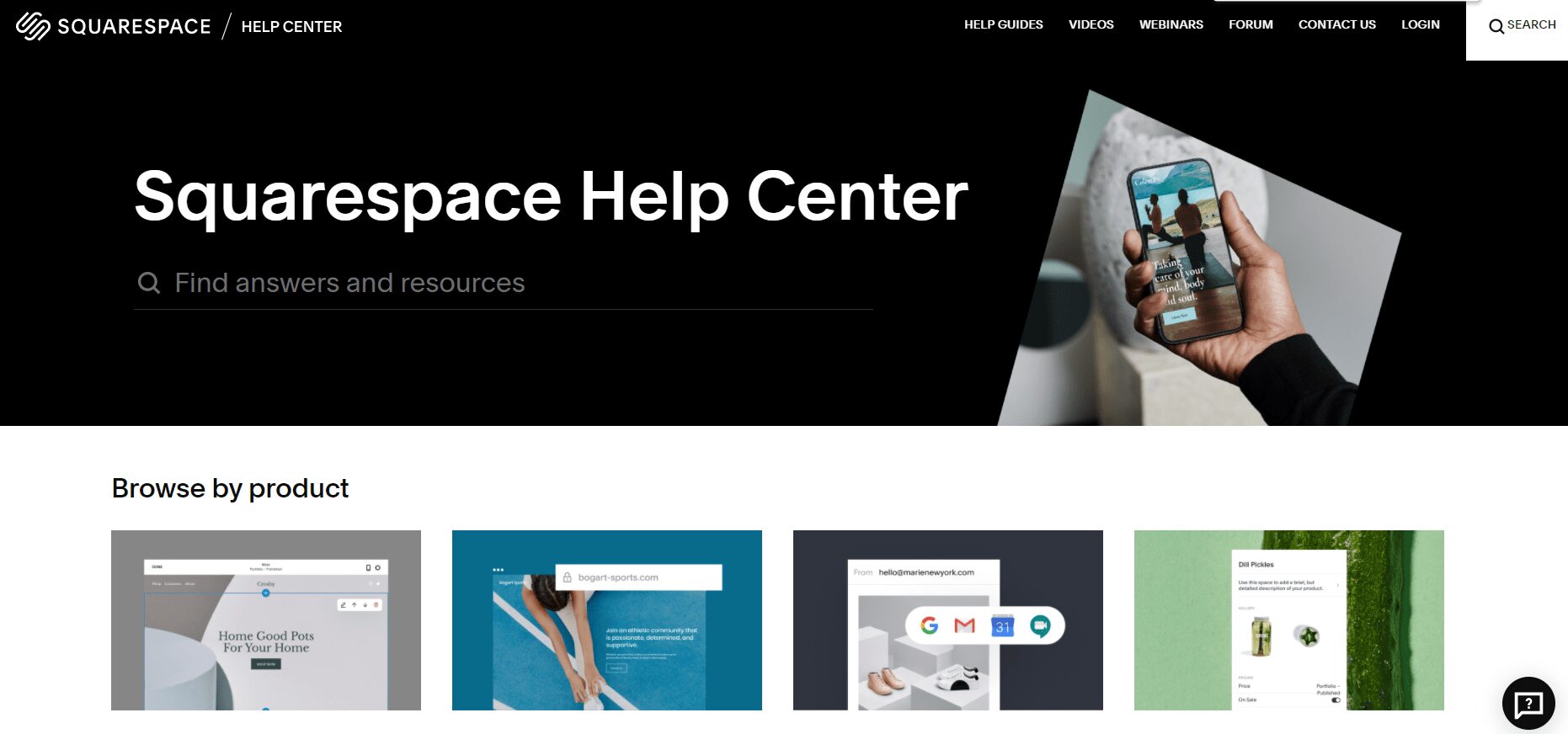 squarspace help support 