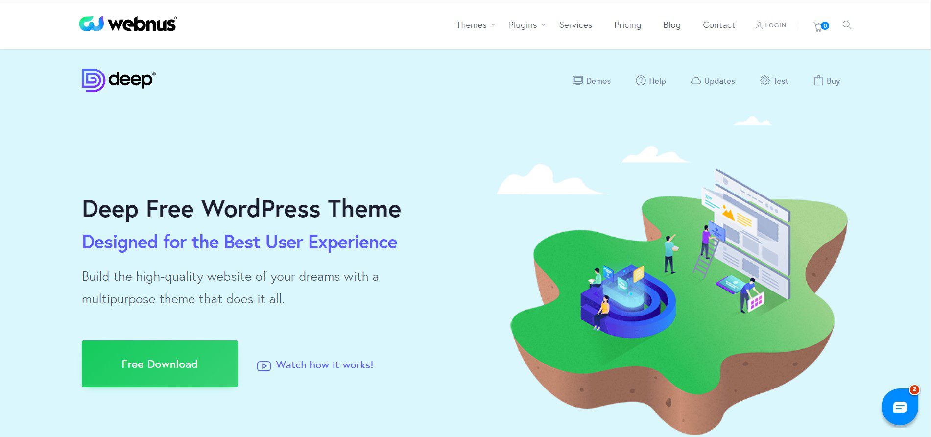 deep wordpress website builder