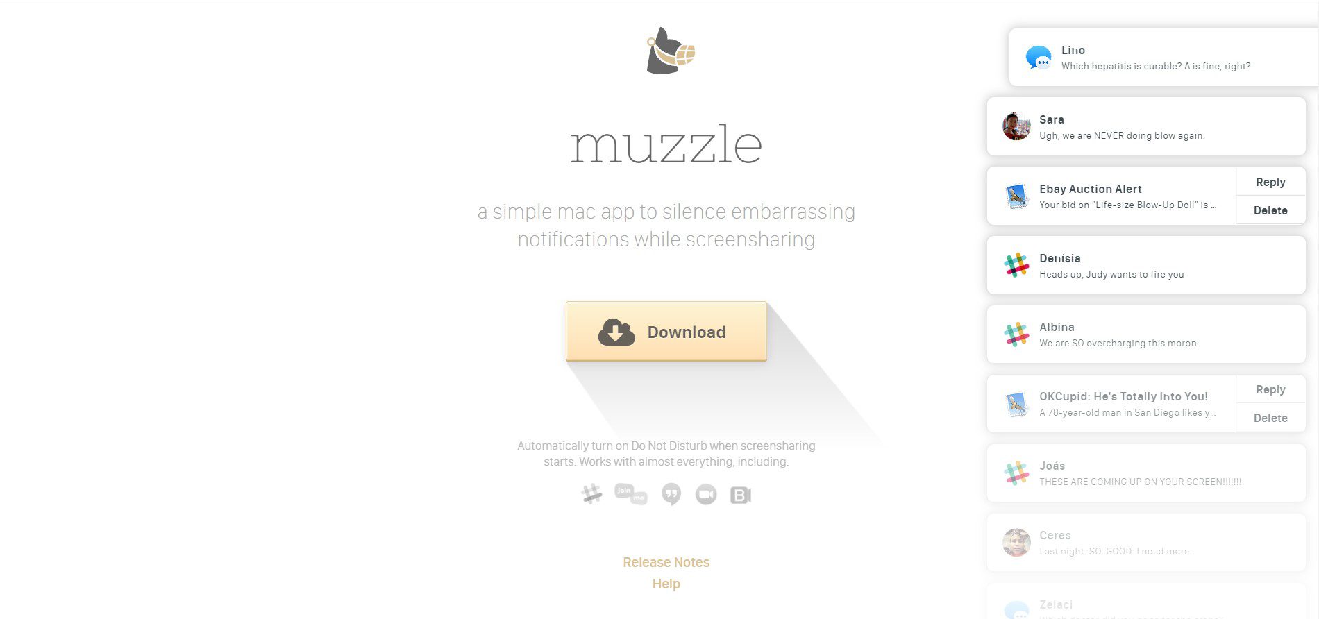 muzzle - a close friend for busy people