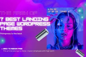 the best landing page wordpress themes
