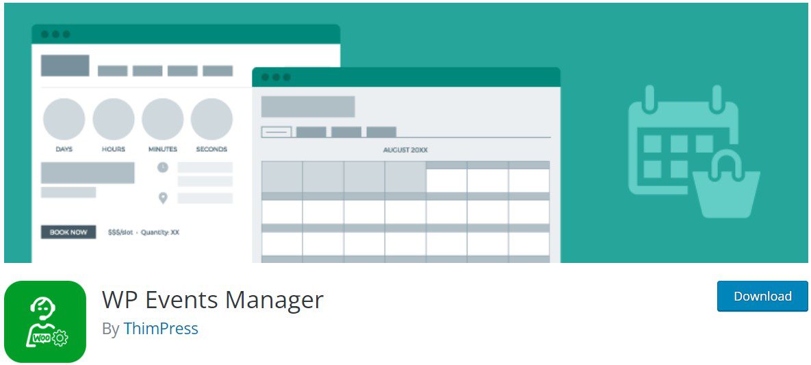 wp events manager - the right-hand man the best appointment booking wordpress plugin
