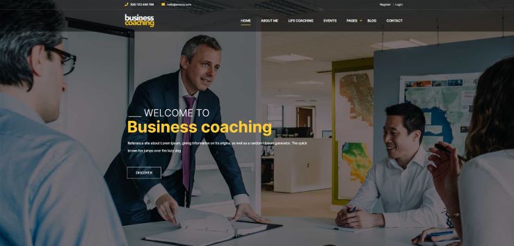 coaching an outstanding theme of the best wordpress themes for coaching business