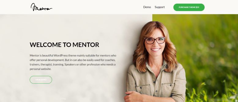 mentor leader of the best wordpress themes for coaching business