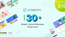 Storepify - Minimal Multipurpose Shopify Theme