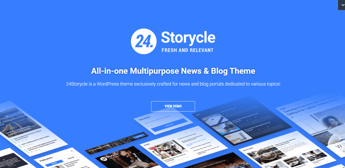24Storycle TemplateMonster WordPress Theme