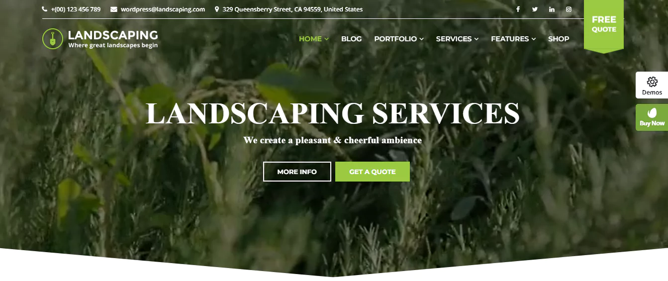 Gardex: Landscaping & Gardening WordPress Theme