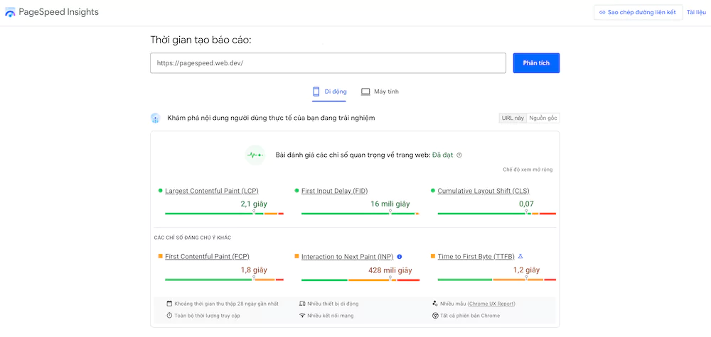 Google Pagespeed Insights - Free SEO Tool