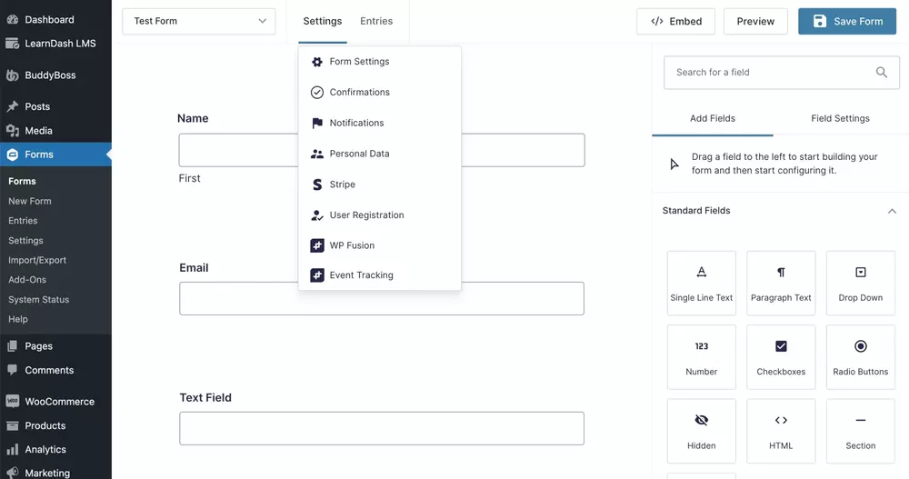 Gravity Forms - Contact Form Plugin