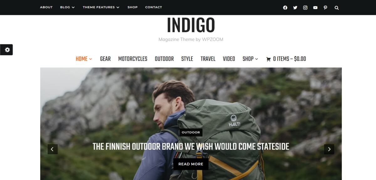 Indigo WordPress Theme