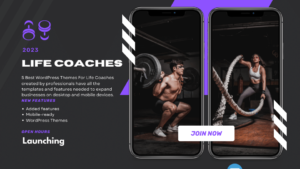 list of 5 best wordpress themes for life coaches in 2023