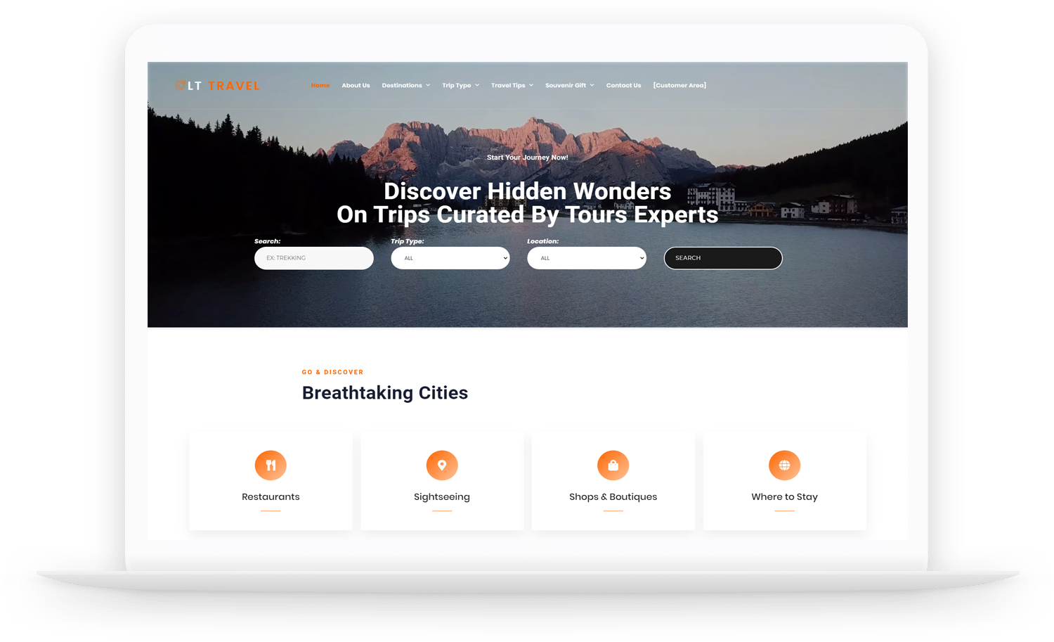 LT Travel – Free WordPress Travel Themes