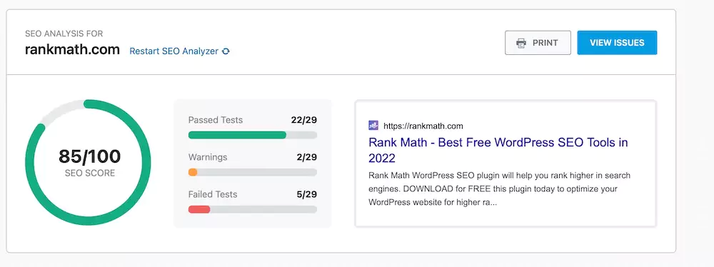 Rank Math SEO - Powerful WordPress Tool