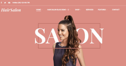 Salox: Hair Salon WordPress Theme