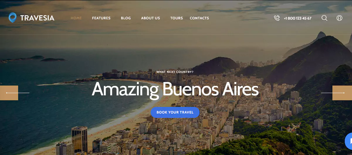 Travesia - Travel WordPress Themes