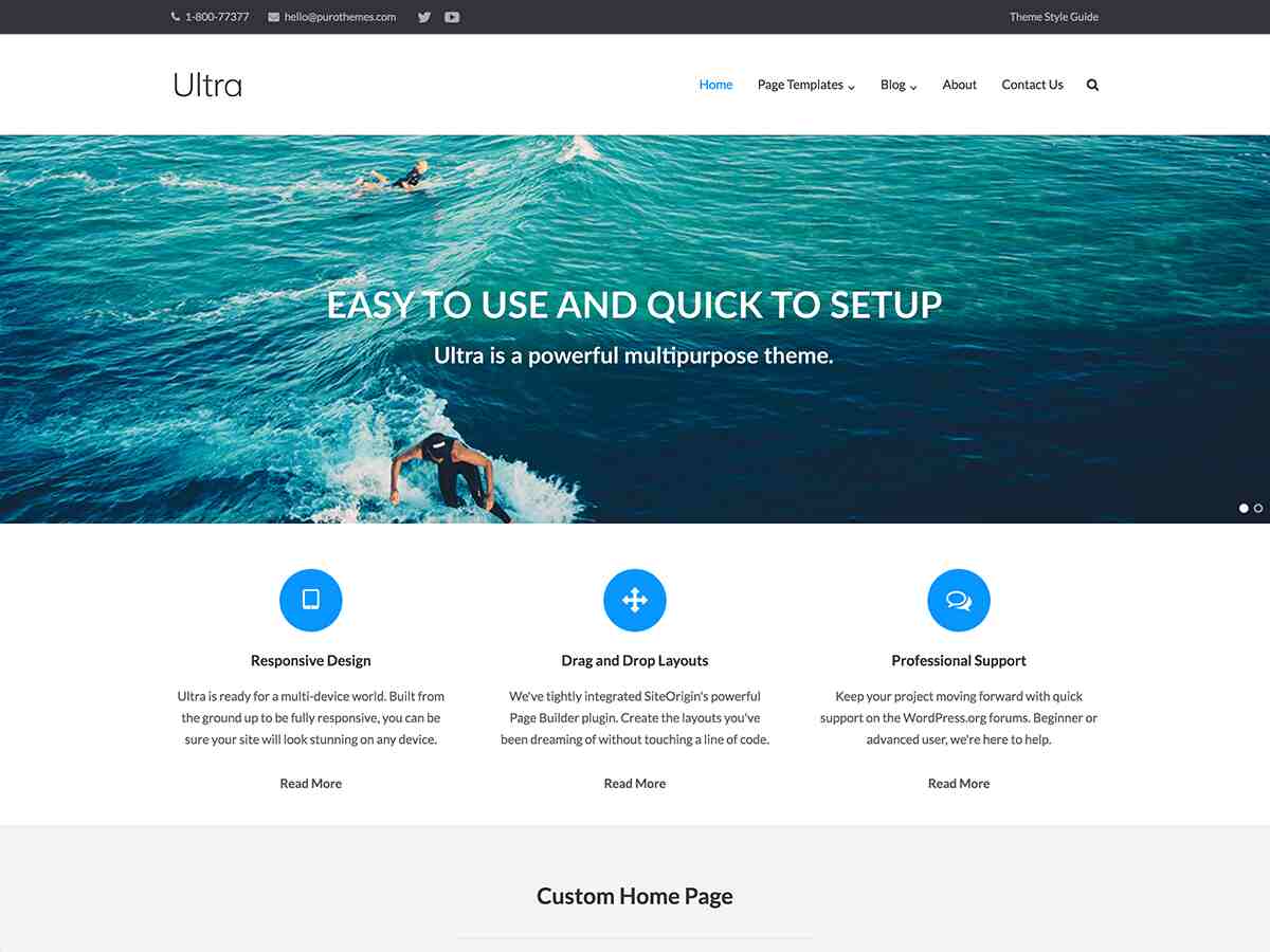 Ultra WordPress Theme