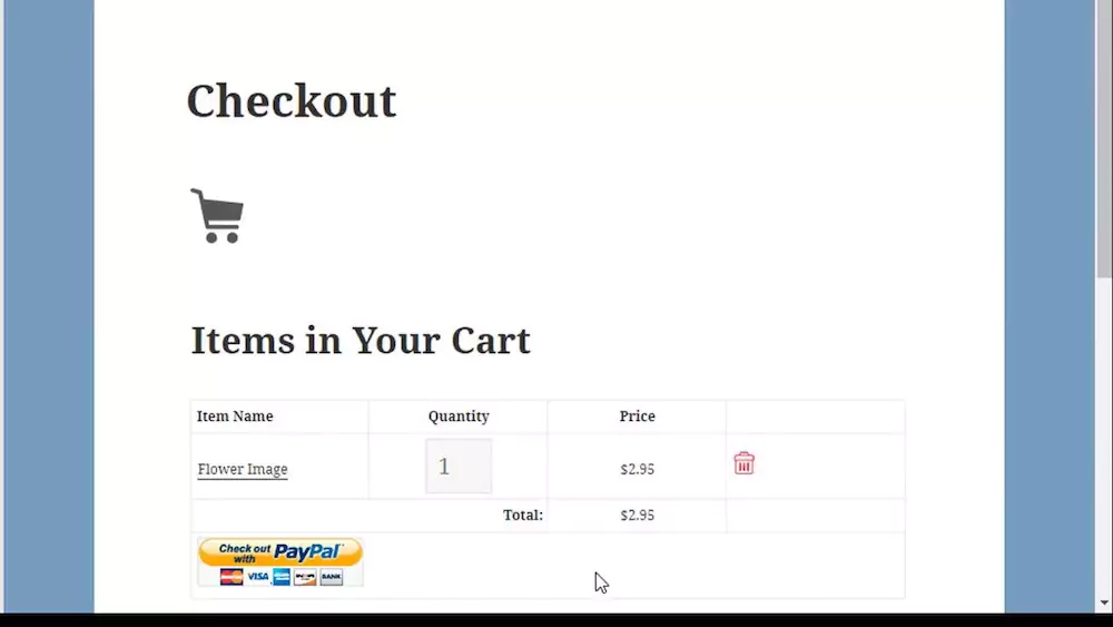 WordPress Simple Paypal Shopping Cart Plugin