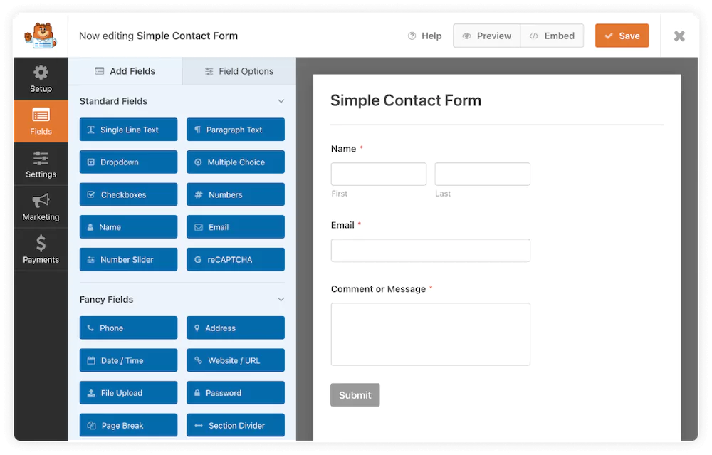 WP Form - Best Contact Form Plugin